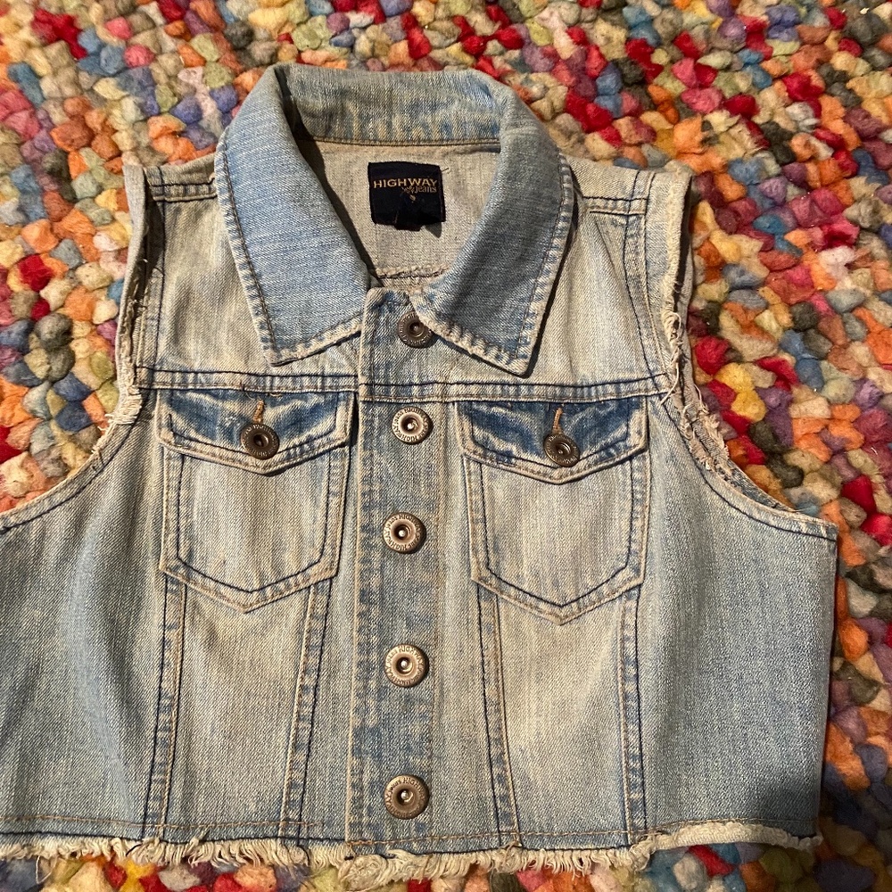 Highway Cropped Jean Jacket